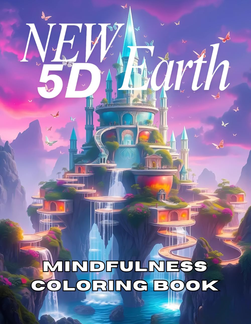 New 5D Earth Mindfulness Coloring Book: For Starseeds and Spiritual Adults Seeking Intricate Art to Awaken Consciousness and Deepen Relaxation (Mindfulness Coloring books)