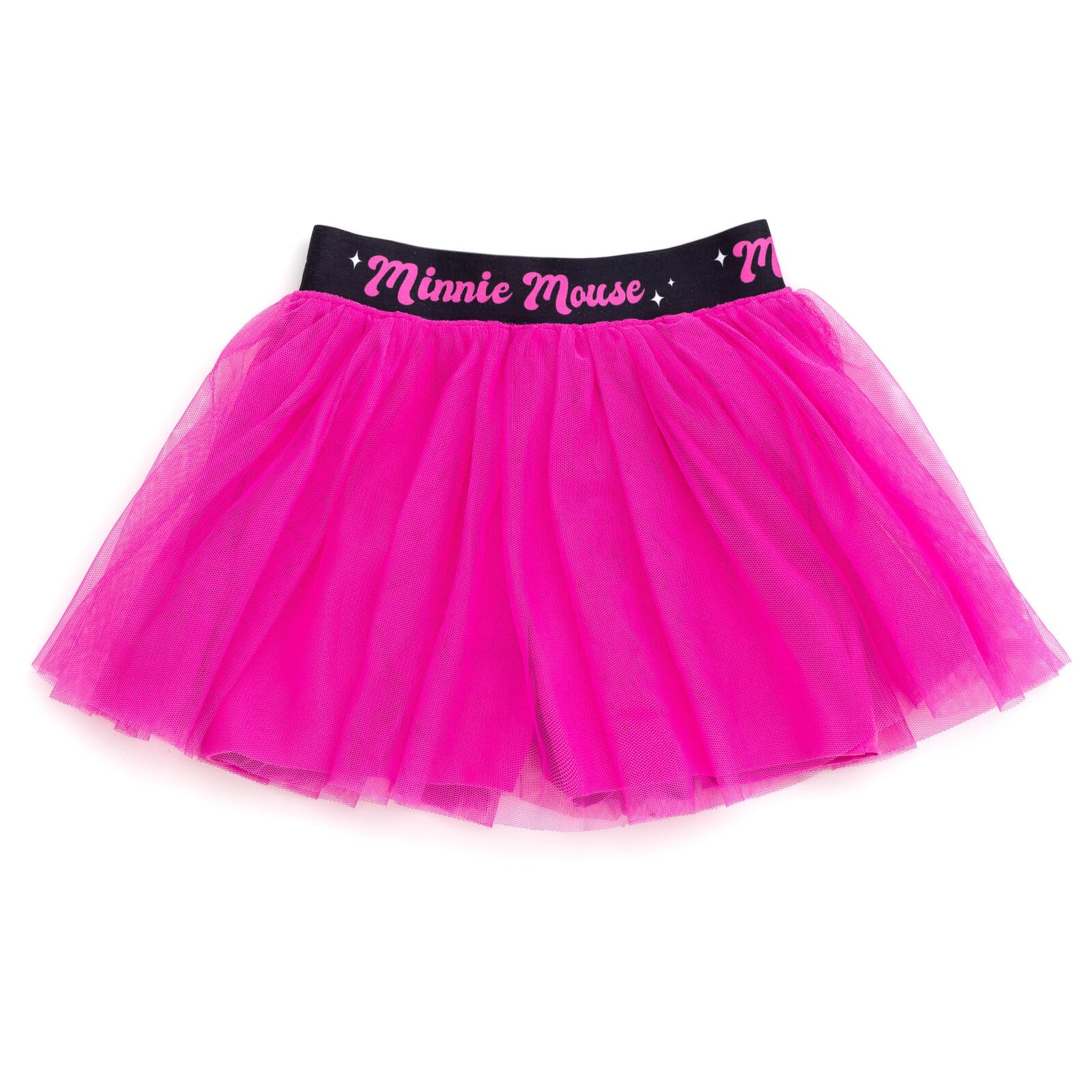 Disney Maglietta con spalle squadrate e gonna in tulle a rete, per bambine e ragazzi (2T-14-16)