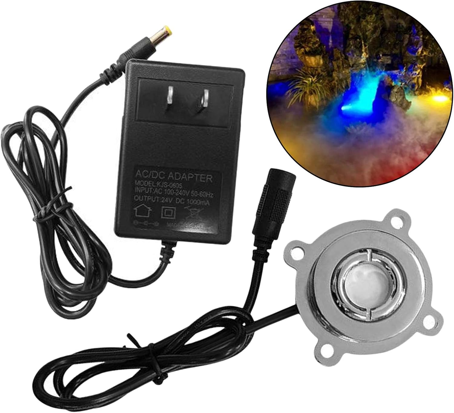 MagiDeal 36V Mist Maker Fogger Ultrasonic Water Fountain Indoor Mister Fogger Fog Machine for Fish Tank Birdbath Air Humidifier Holiday Home Office : Home & Kitchen