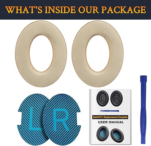 Miniatura 8 de SoloWIT Almohadillas de gel refrescante para auriculares Bose, almohadillas de repuesto para Bose QuietComfort 15 QC15 QC25 QC2 QC35Ae2 Ae2i