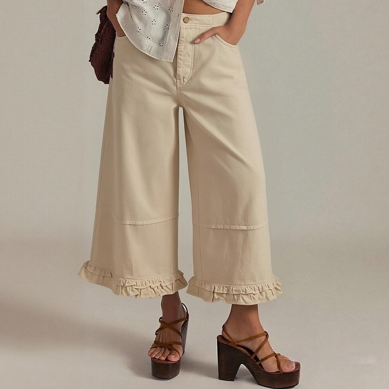 Jeans Larghi Donna Vita Bassa Jeans Baggy Leggeri Gamba Larga Pantaloni Denim Vita Alta Casual Larghi Comodi Pantaloni Elasticizzati Curvy Taglie Forti Palazzo Streetwear Y2k Con Tasche Push Up