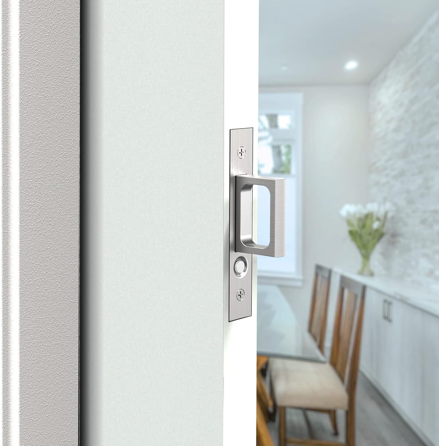 senharvest Pocket Door Edge Pull Sliding Door Pull Handles Hardware