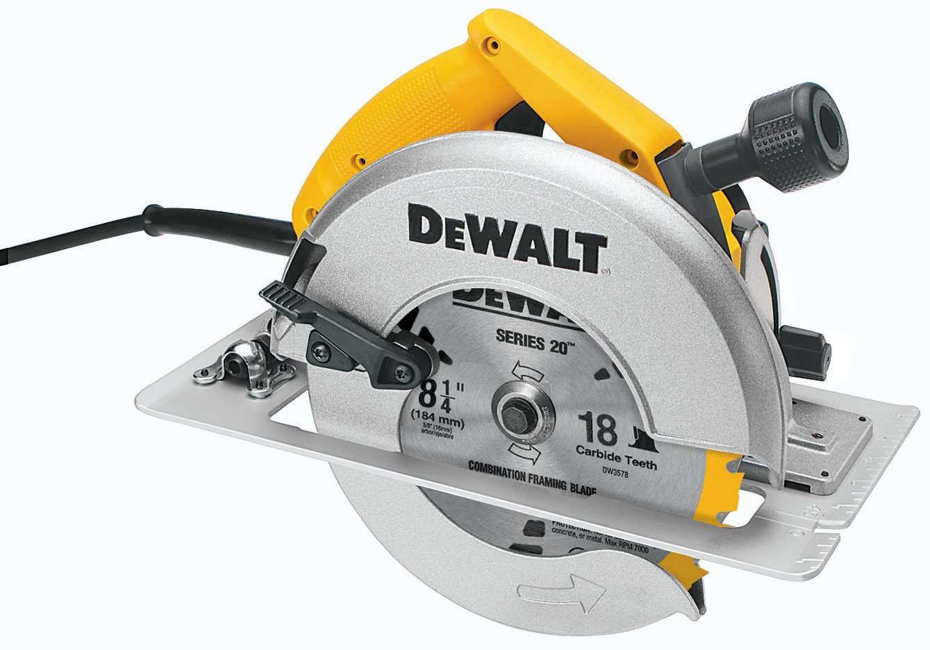 Image of DeWalt DW384 circular saw at Best Buy website