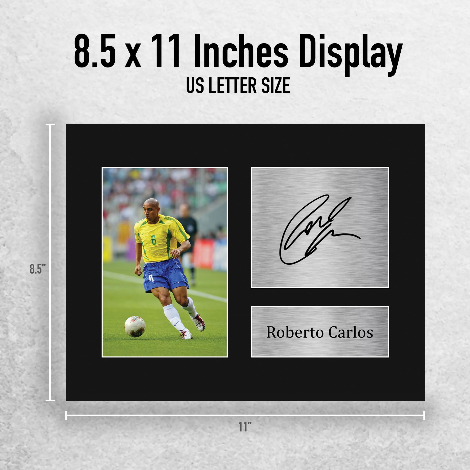 Amazon.com: HWC Trading Roberto Carlos Gifts Signed Printed