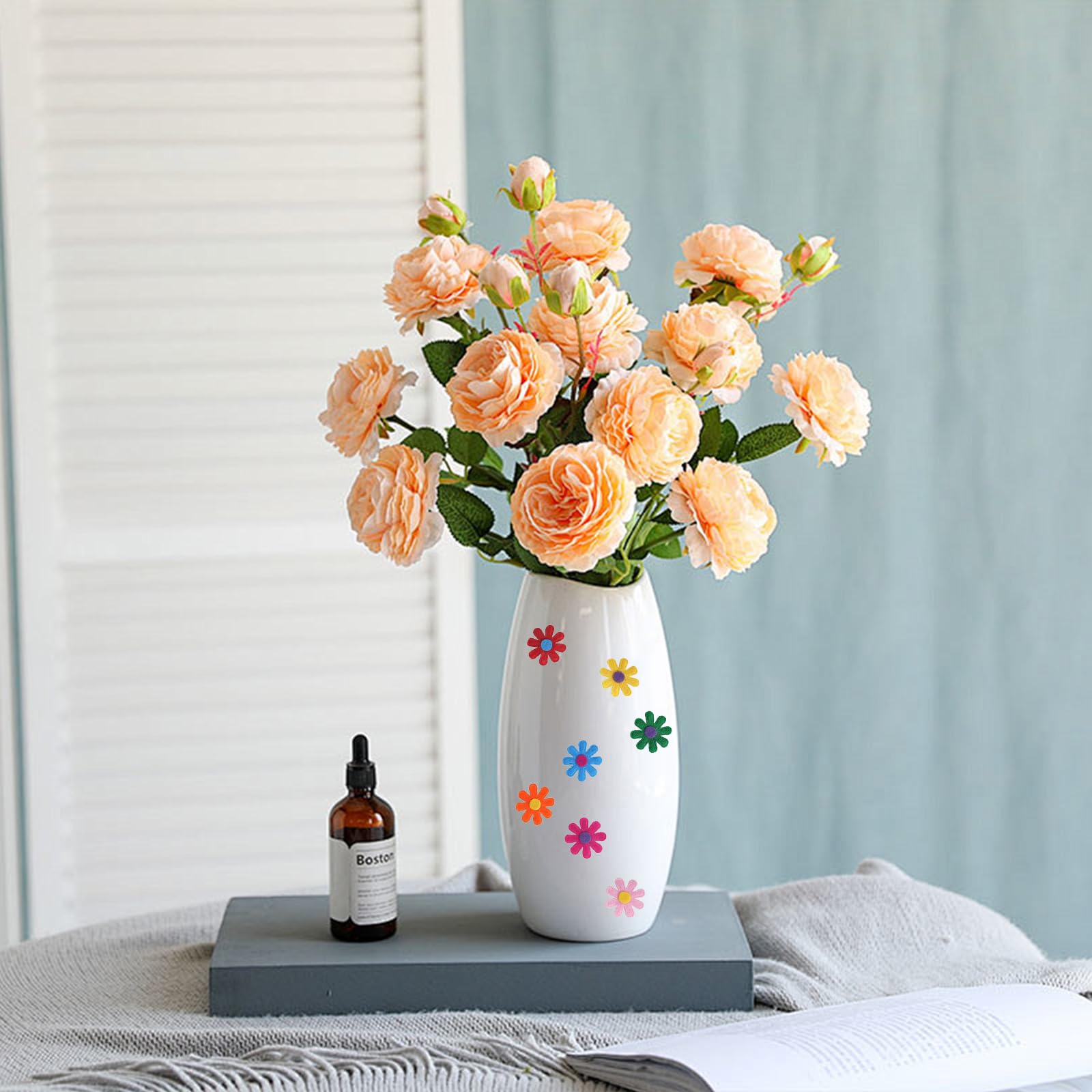 400 Fiori In Feltro Colorati 2,8 Cm – Kit Decorazione Fai Da Te Per Scrapbooking, Biglietti E Accessori