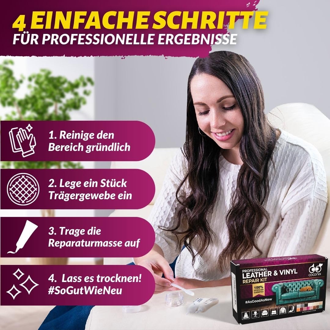 Allecto Premium - Reparatieset voor Tegels en Natuursteen 11 kleuren - Inclusief Was