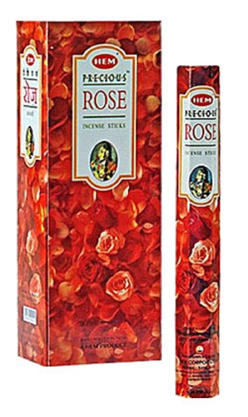 rose gulab Agarbathi Fragrance Hem Precious 100g Incense Sticks
