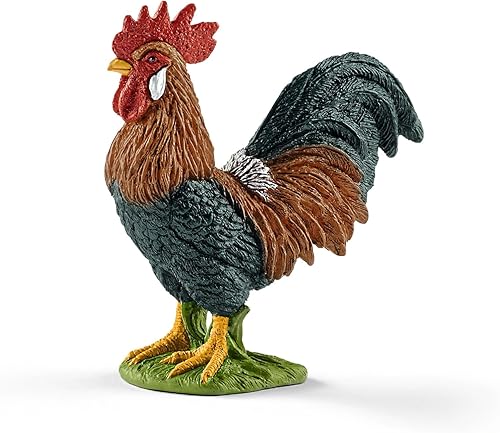 Miniatura 10 de Schleich Farm World - 7 piezas de animales de granja con juguetes de perro, gato, cerdo, cabra, gallo, caballo bebé y vaca, figuras realistas de