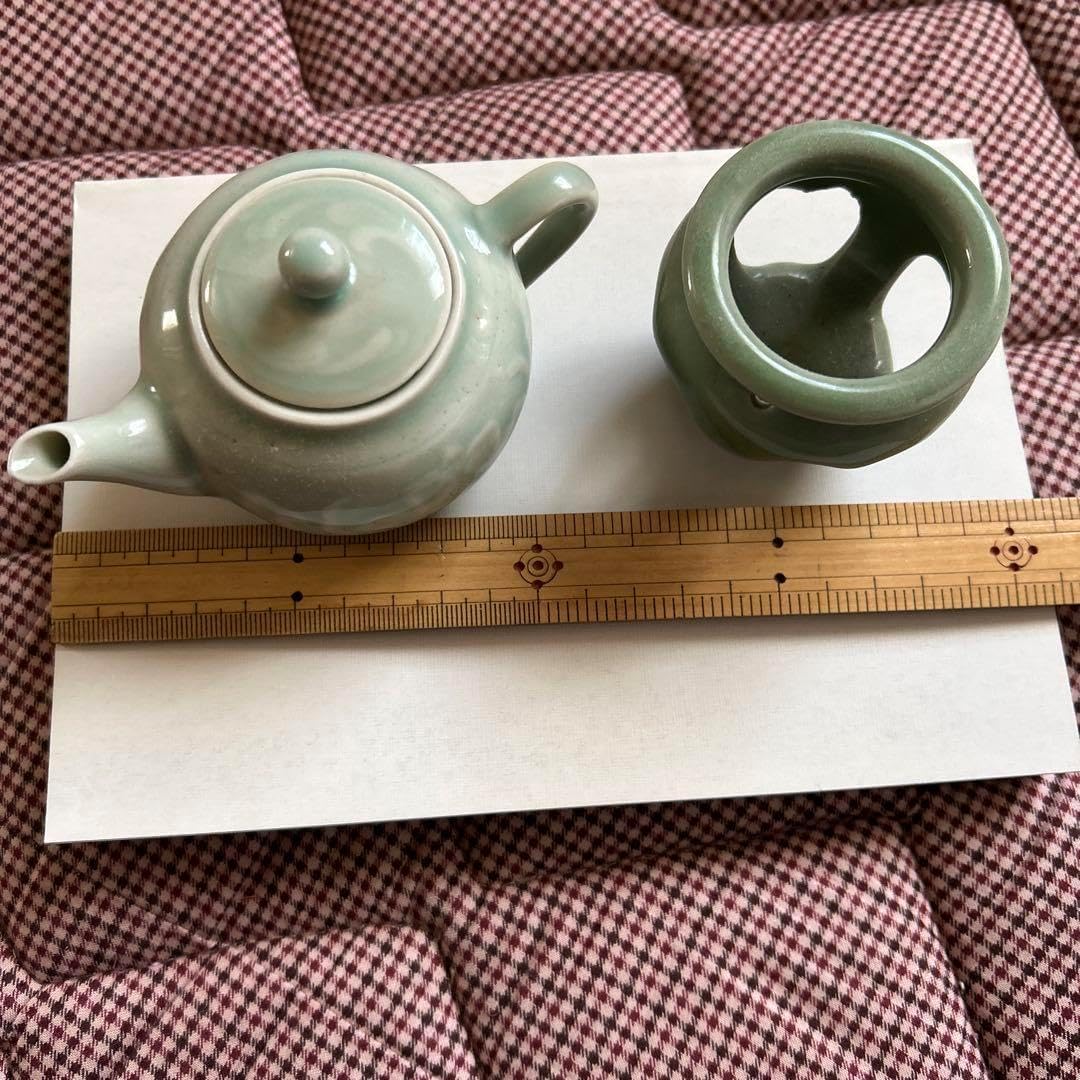 特注品】志野焼 急須形置物 花瓶