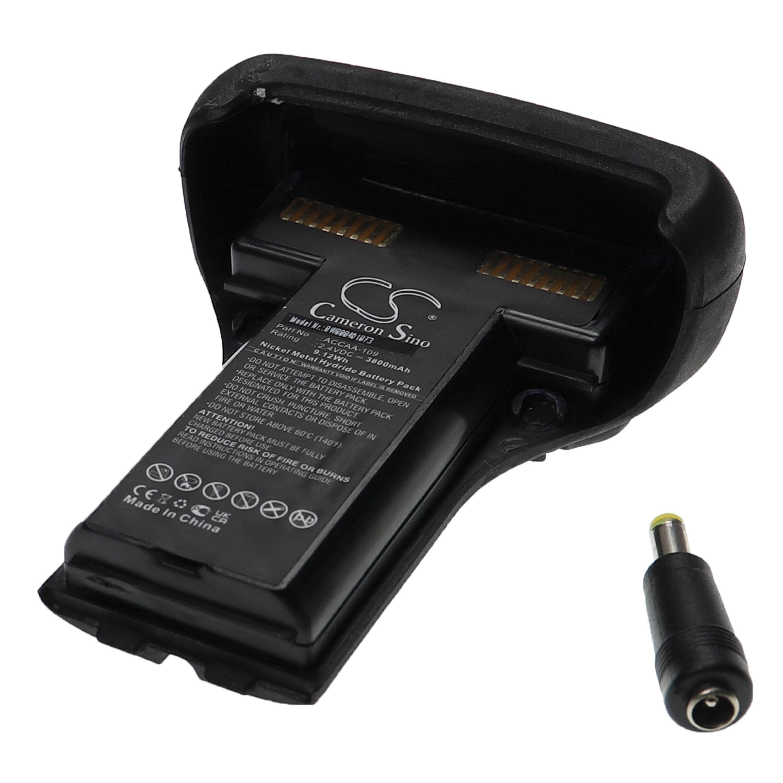 vhbw batteria compatibile con Trimble Recon 400X, 200X, 400, 200 dispositivo di misurazione (3800mAh, 2,4V, NiMH)