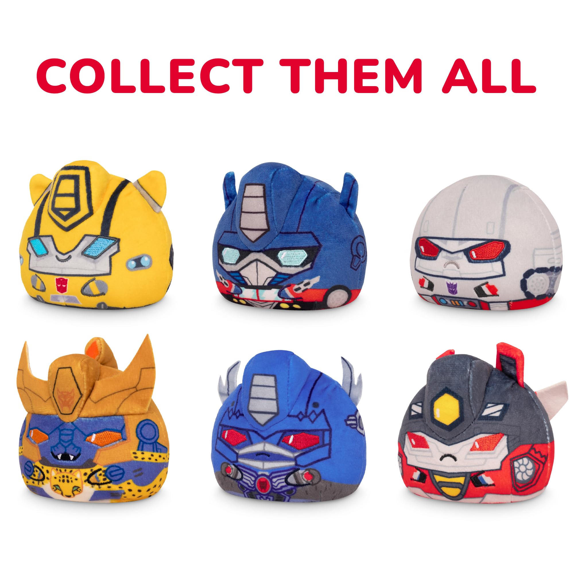 TeeTurtle Hello Kitty and Friends  Reversible Plushie Mystery Box - 3-Inch Two-Sided Blind Box Plush with Embroidered Details - Cute Surprise Toy for Kids, Teens, and Adult: Transformers Series