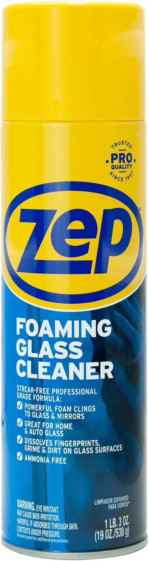 Zep Foaming Glass Cleaner (ZUFGC19)