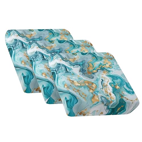 3 PCS Couch Cushion Covers, Sectional Couch Sofa Covers Washable,Blue