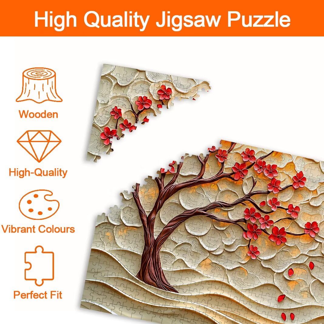 Puzzle 2000 Pezzi, Puzzle Fiore, Misura: 100x71cm, Regalo Donna/Uomo -8751
