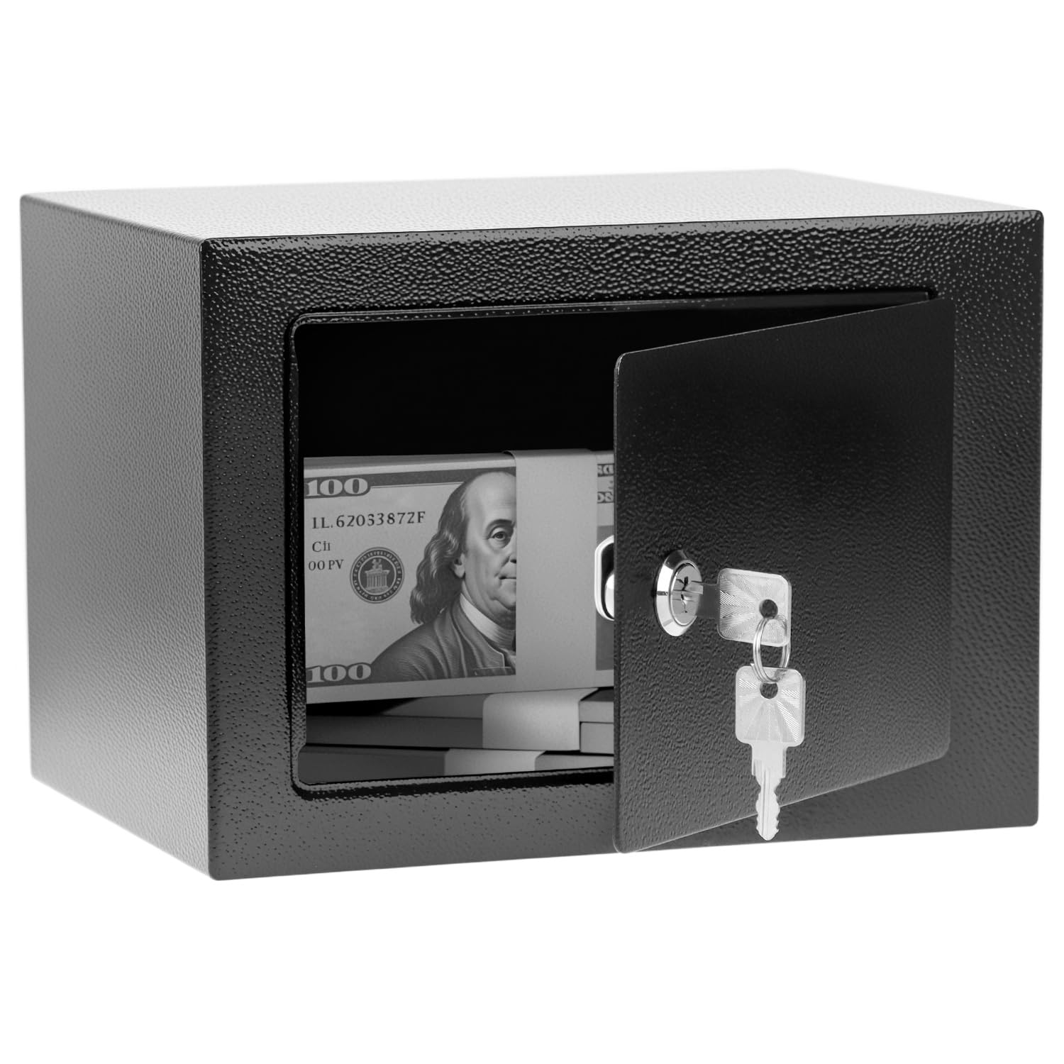 QWORK® Anti-Theft Electronic Safe for Home Fireproof & Waterproof, with 2 Keys Tronic Safe for Home Fireproof & Waterproof