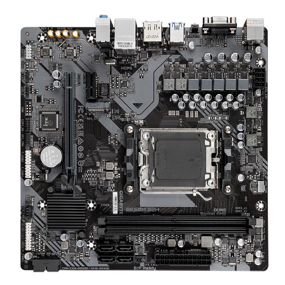 GIGABYTE　B550M S2H　AM4 Gigabyte B550M S2H Motherboard CPU AM4 AMD Ryzen DDR4 DVI
