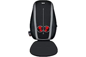 Homedics Massager: Shiatsu Massage Cushion for Back Pain Relief