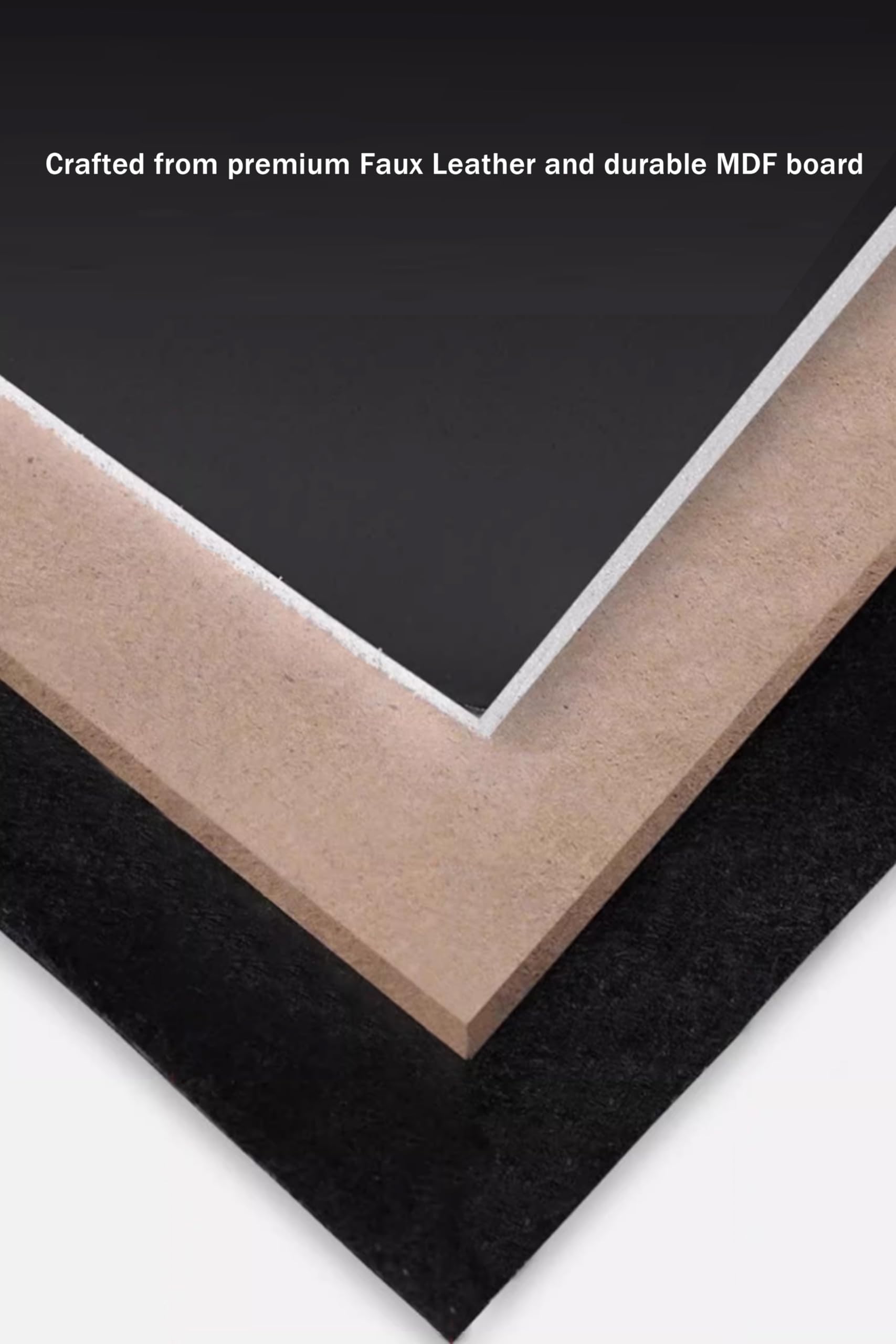 Organizador de cajuela, organizadores de coche y almacenamiento, caja de almacenamiento de cuero negro con tapa, tablero de fibra, plegable, 2 K pulgadas ³ (tamaño A)