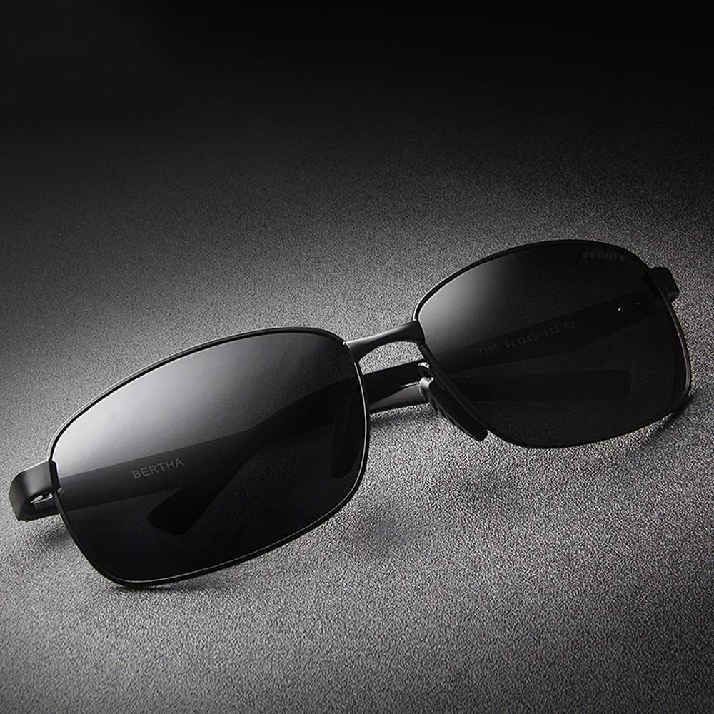 Sonnenbrille Männer, Fahrer Fahren Polarisierte Sonnenbrillen Herren Angeln Reiten Sonnenbrillen, Mehrfarbig Optional (Farbe : A)
