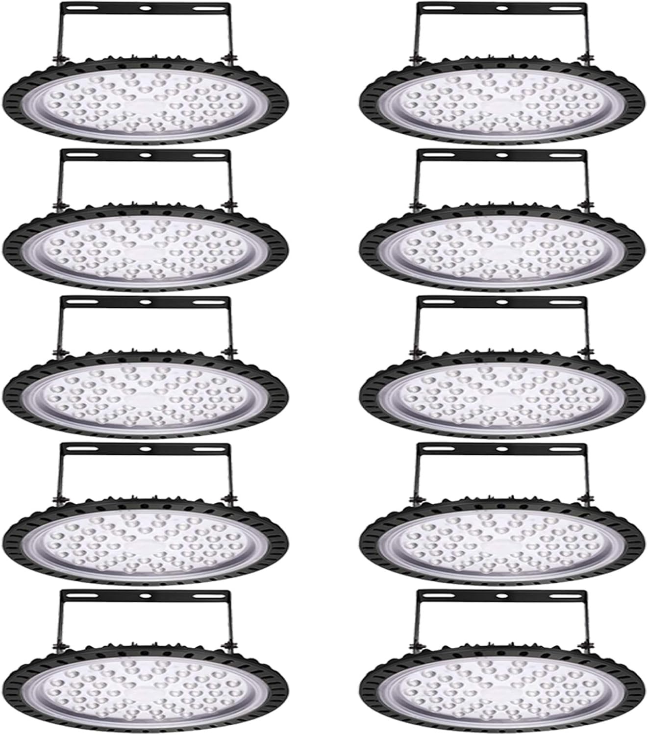 Sararoom 10Packs 200W 110V UFO LED High Bay Light, LED Warehouse Light