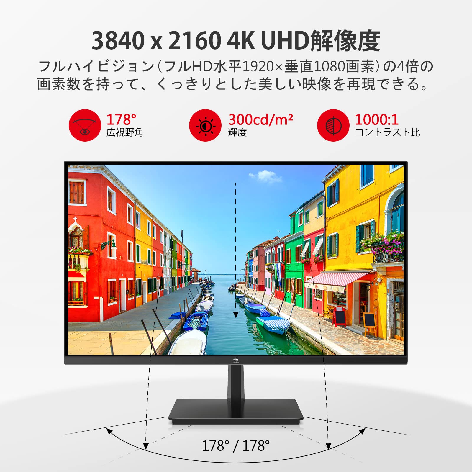 Amazon.co.jp: Z Z-Edge 4K Monitor 28 