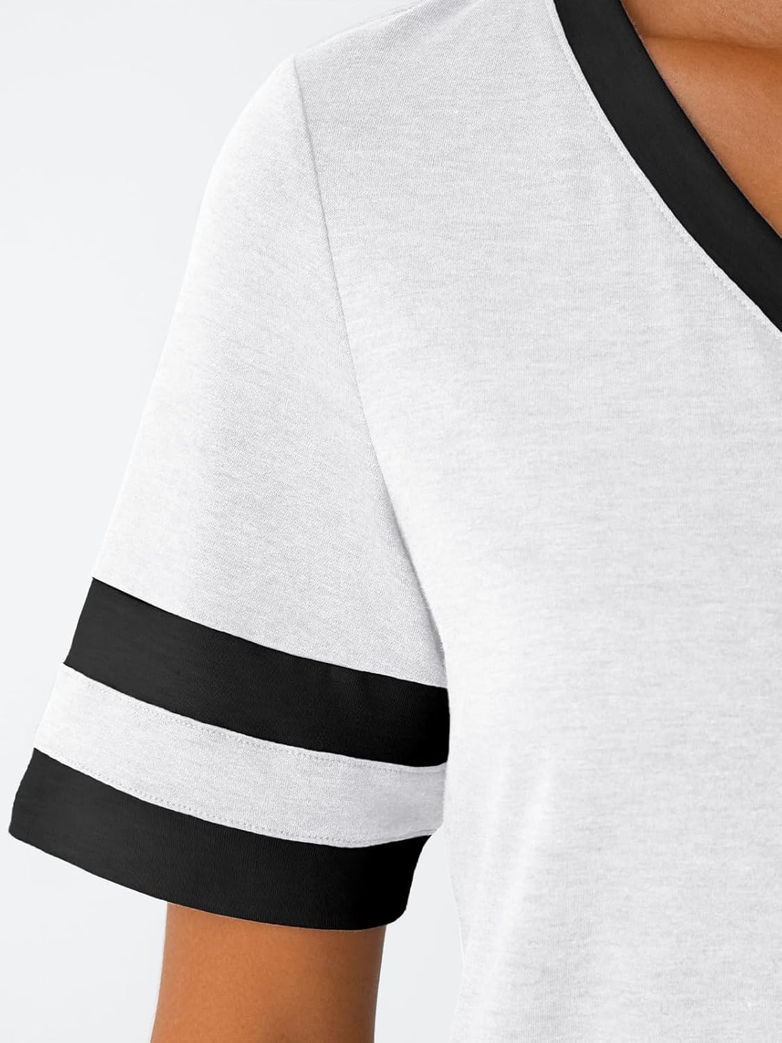 AUTOMET Women's Short Sleeve V Neck T Shirts Trendy Casual Spring Tops Summer Fashion Tees Basic Clothes - Image 5