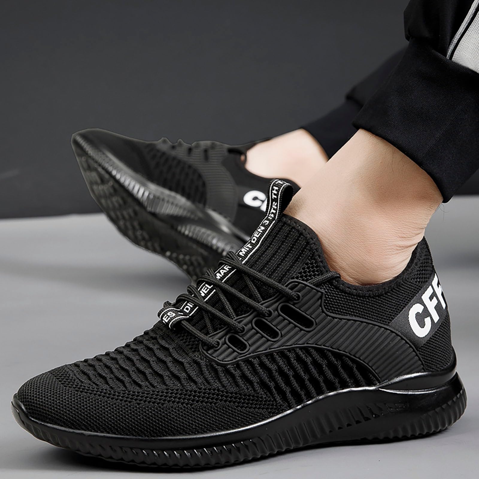 Scarpe Uomo Scarpe Palestra Uomo Corsa Sneakers Bianche Sport Padel Ginnastica Estive Leggere Eleganti Alte Traspiranti da Tennis Senza Nero 41 Sportive Sneaker Invernali Ragazzo Running Shoes