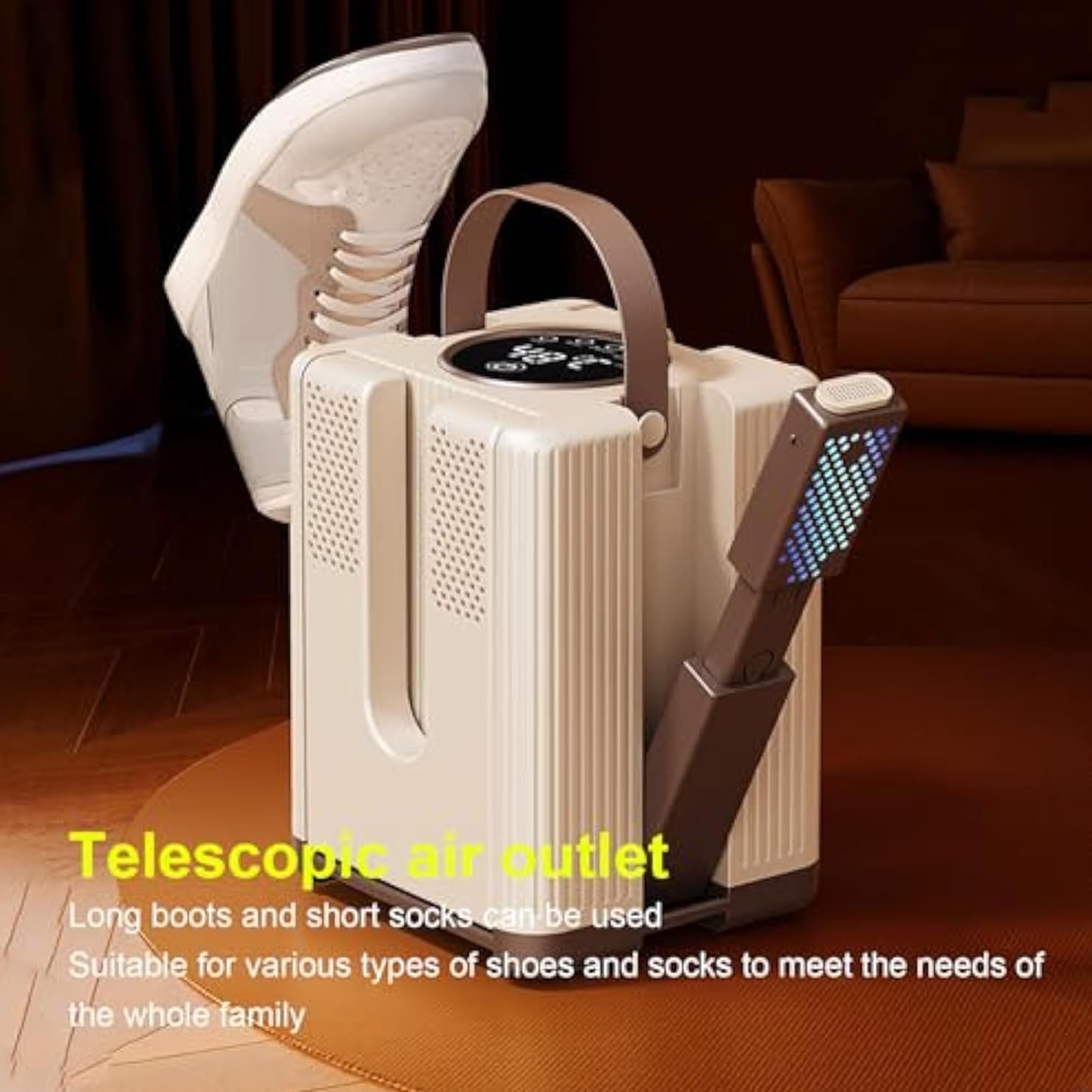 Asciugascarpe Per Sneakers Asciugatore Con 6 Porte | Elettrico Pieghevole Riscaldatore Con Timer Per Casa Viaggio Scarpe Sneaker Guanti Escursionisti Campeggiatori Lavoratori