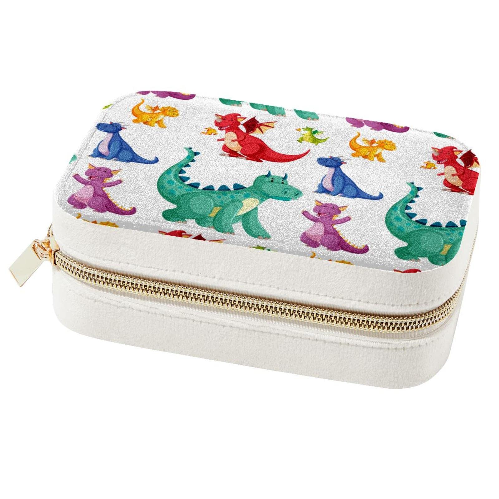 Boîte à bijoux portable anti-nœud dinosaure pour protéger vos colliers