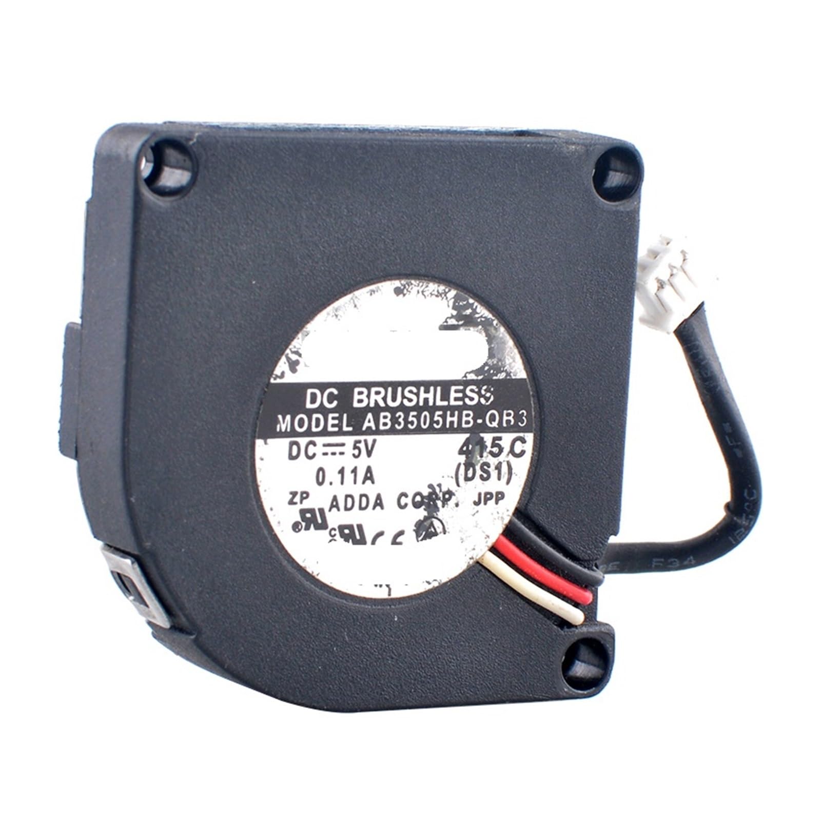 JJKKOZVQF AB3505HB-QB3 3.5cm 35mm blower fan 35x35x6mm DC5V 0.11A 3pin cooling fan