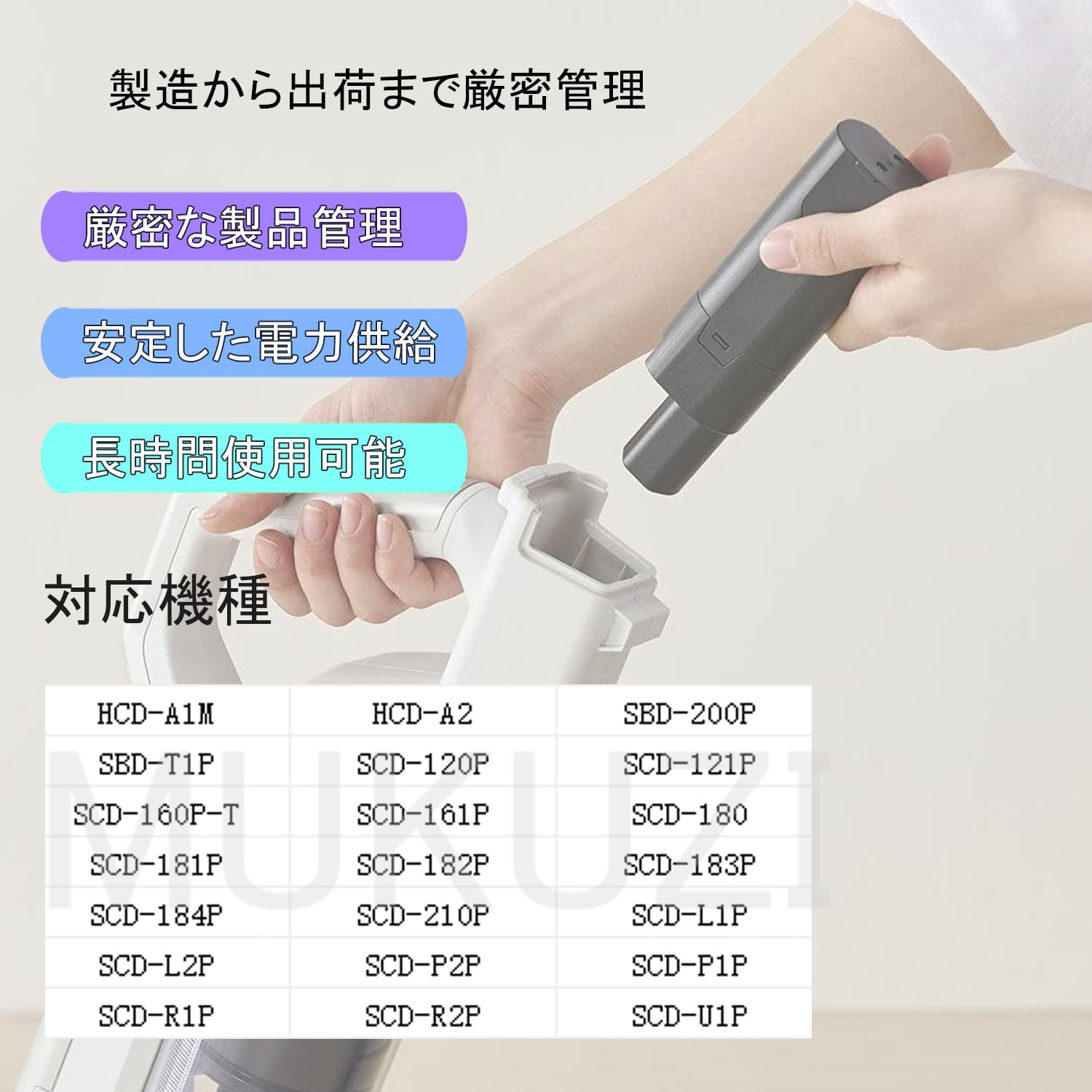 Amazon.co.jp: MUKUZI 増量32% CBL10820 掃除機用バッテリー for