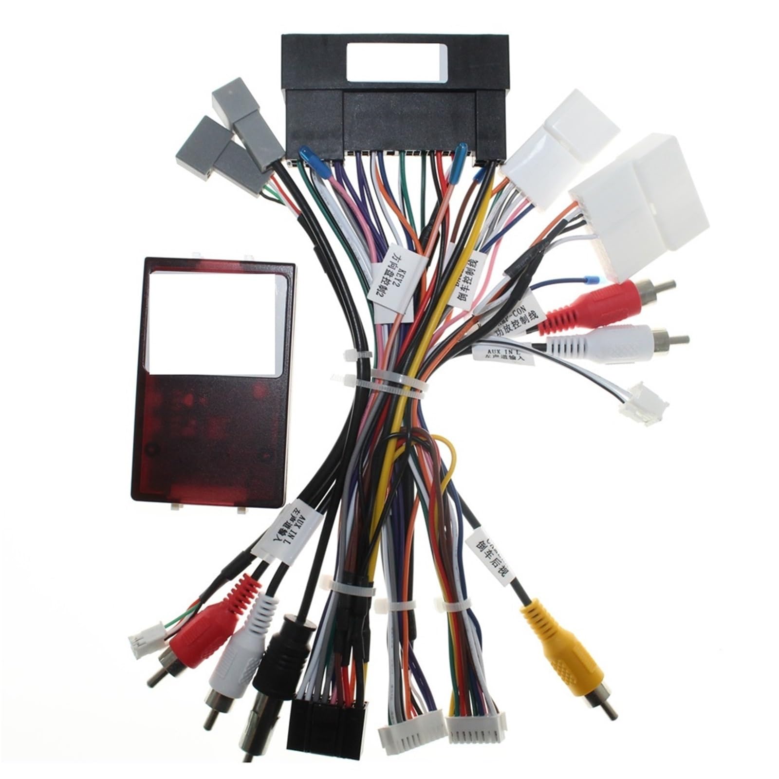 Radiokabelbaum Autoradio-Stereo-Kabelbaumkabel Canbus Android 16pin High Version, for Hyundai, for Sonata 9, for KIA, for KX5 KX7 2016+