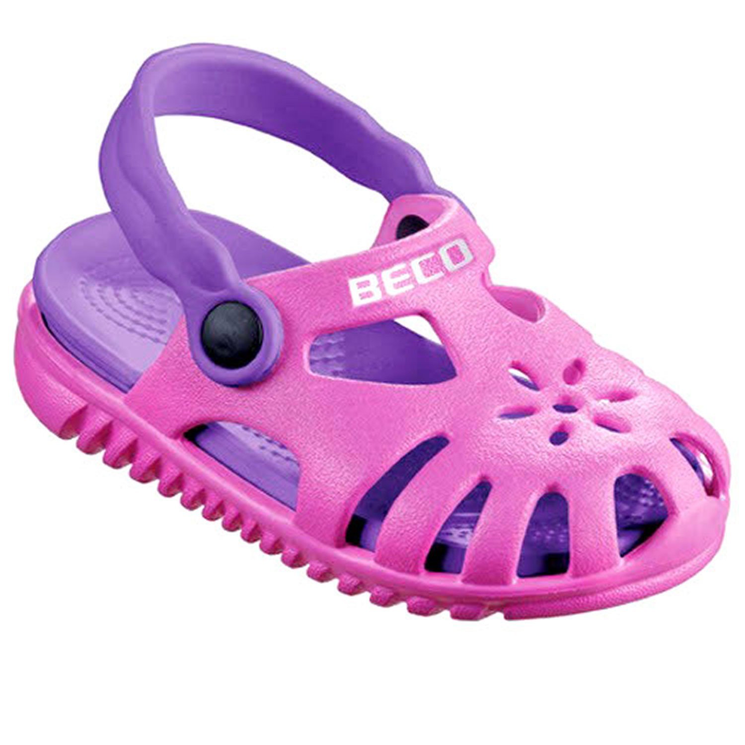 BECO Beermann GmbH & Co. KG 90026 Unisex Kids’ Closed Toe Sandals, Pink (Pink 4), 9 UK