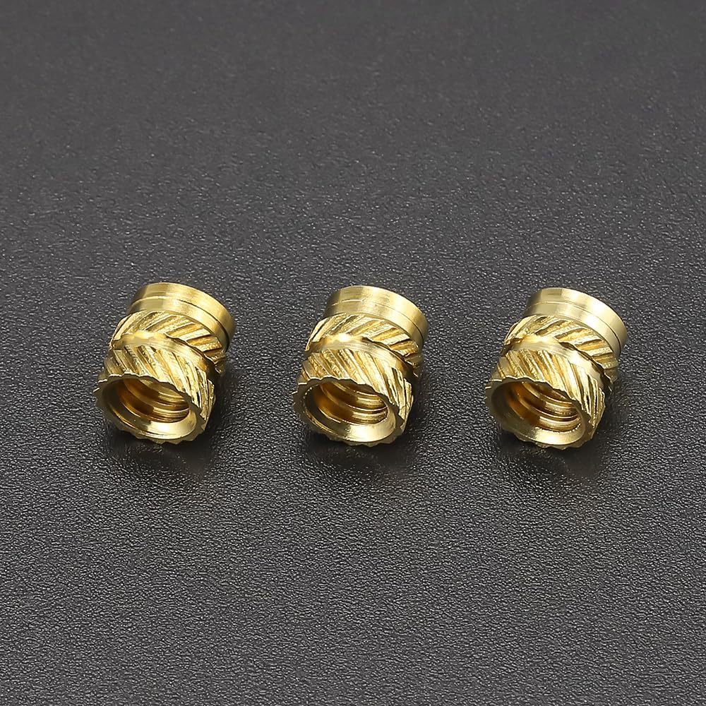 Snapklik.com : #10-24 Brass Threaded Inserts