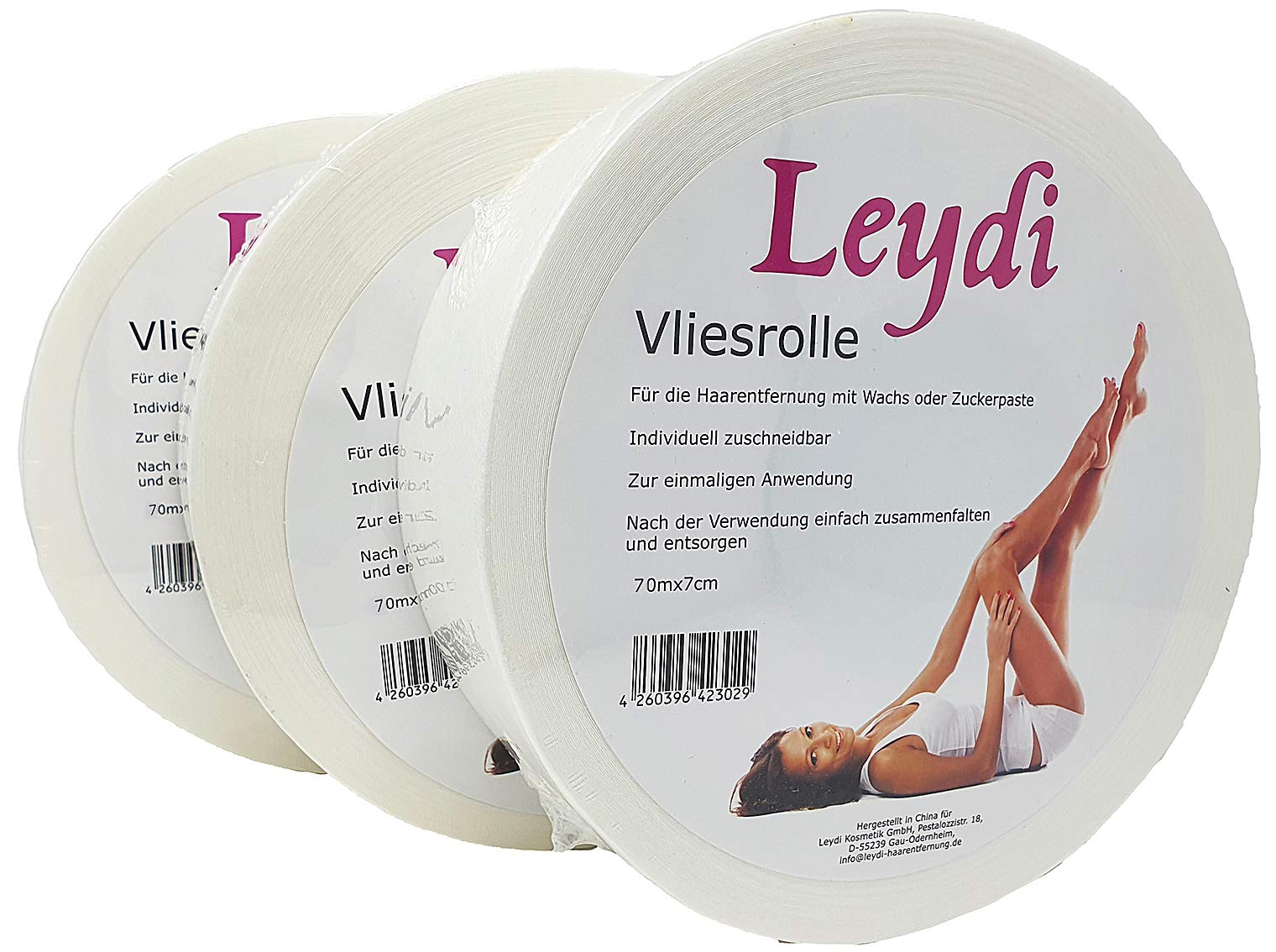 Sparpaket 3 x Leydi Vliesrolle PREMIUM
