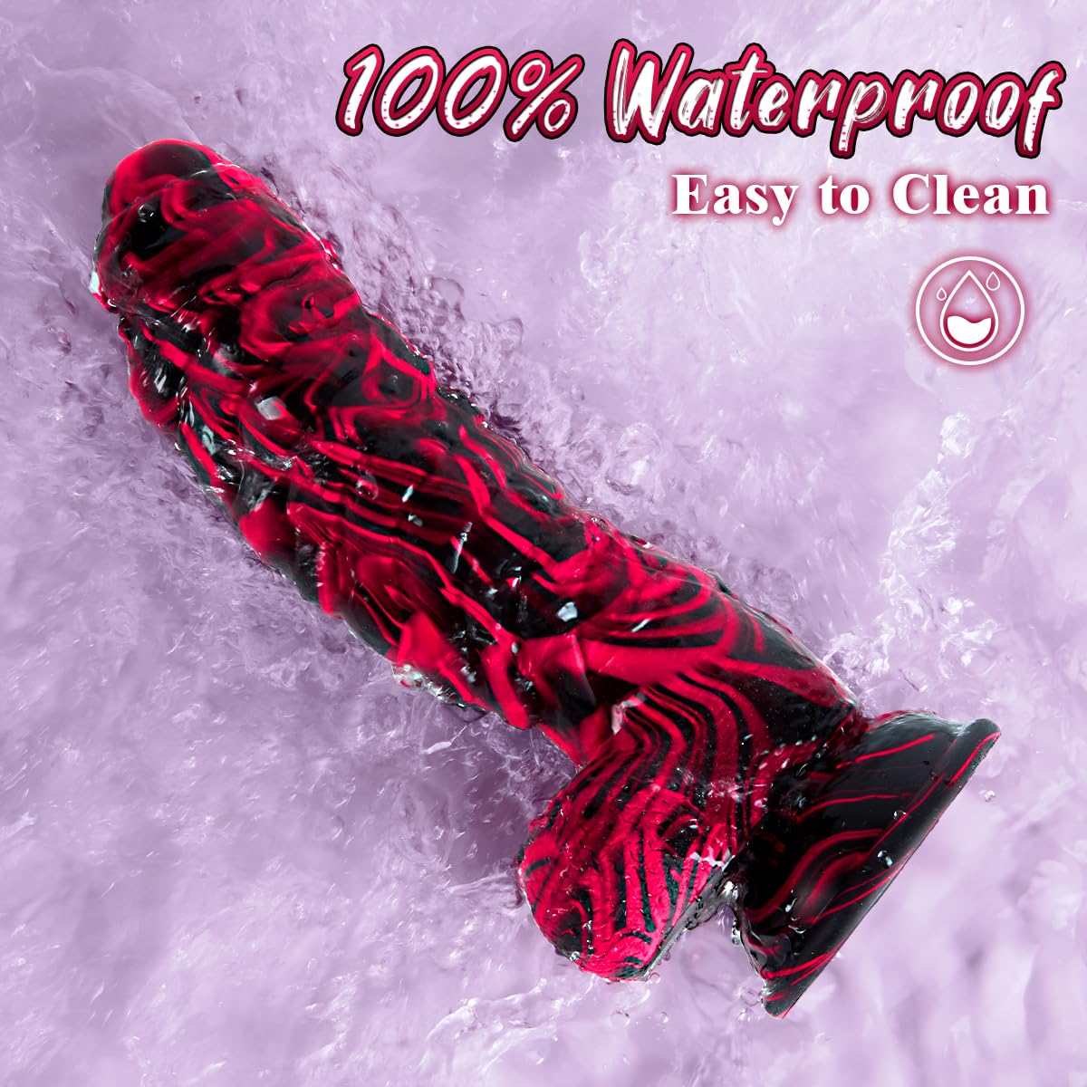 Sex Toys Realistic Dildo for Adults, 7.16 Inch Blowjob Silicone Thick Monster Dildos with Strong Suction Cup, G Spot Clitoral Vagina Anal Toy for Women Men Couples