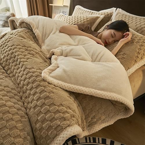 Juego de sábanas de forro polar de tafetán tamaño King Suave forro polar ártico resistente a la decoloración, juego de ropa de cama de 4 piezas