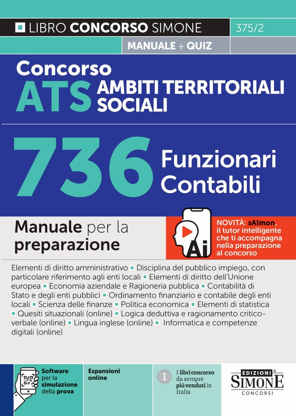 Concorso Ats Ambiti Territoriali Sociali 736 Funzionari Contabili - Manuale Per La Preparazione - 4