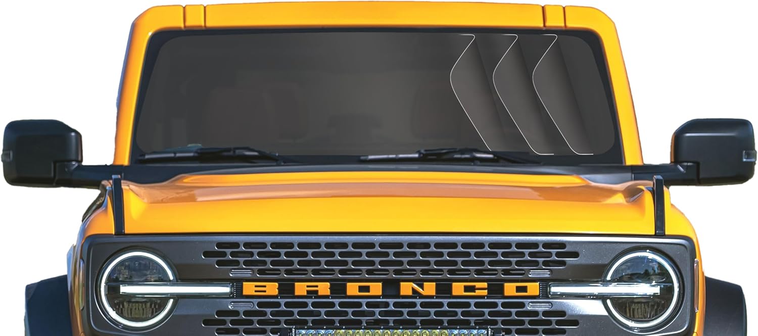 Kit for Jeep(R) Wrangler - 2007-2018 - 3 Layer Windshield Protection from Cracks and Breaks - JP1330-JK