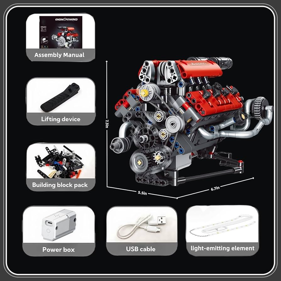 レゴV8エンジン　8シリンダー レゴV8エンジン 8シリンダー レゴV8エンジン 8シリンダー