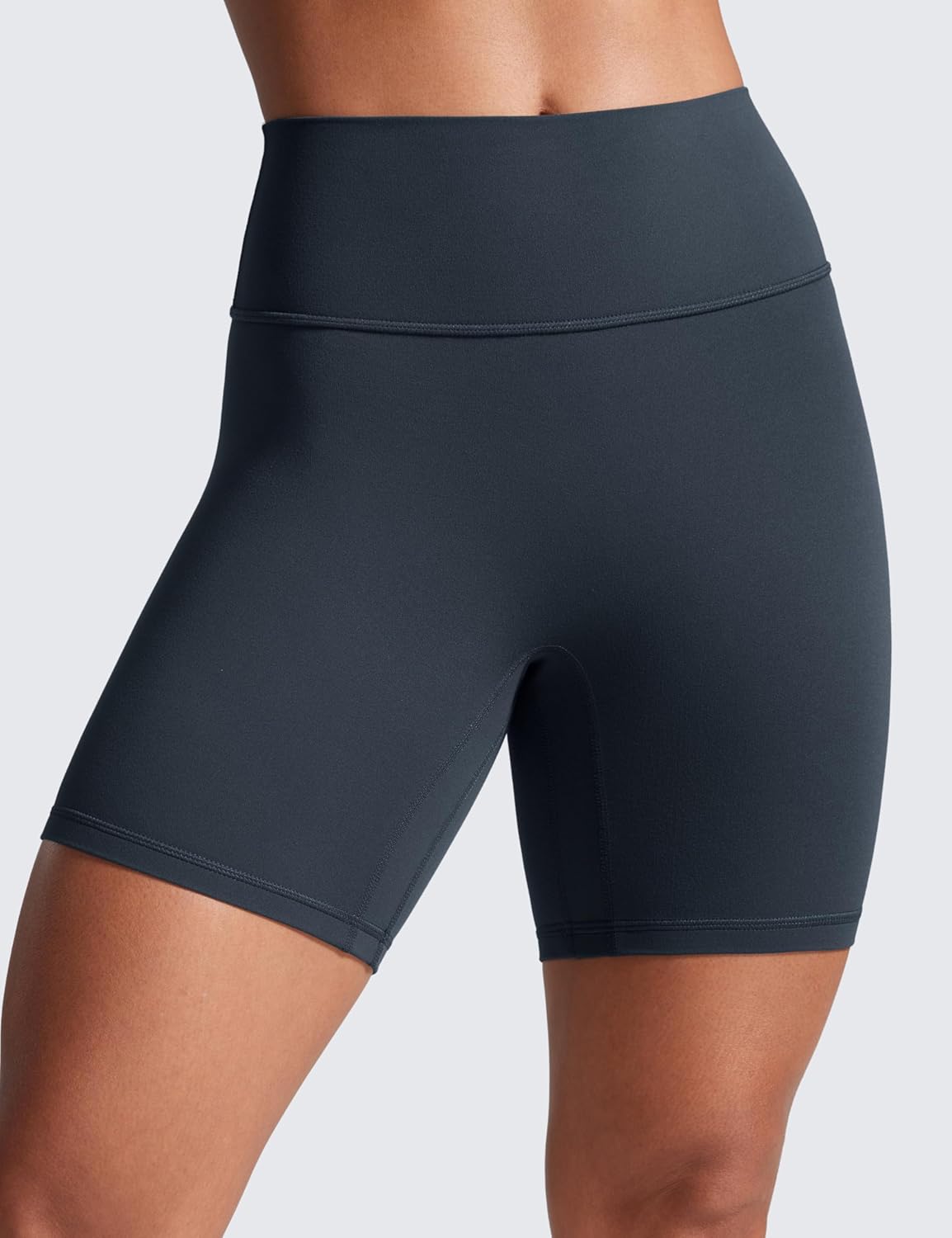 CRZ YOGA Secretsculpt Butterlift Biker Shorts 6"- No Front Seam High Waist Womens Workout Gym Booty Scrunch Butt - Image 2