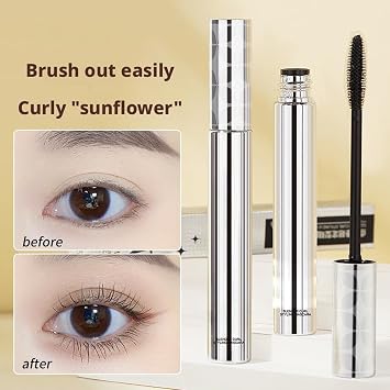 Ultimate Length & Curl Mascara Set – Volumizing & Lengthening Formula for Dramatic 4D Lashes. Clump-Free, Long-Lasting Wear, Lifts & Defines. Gentle for Sensitive Eyes (Brown)