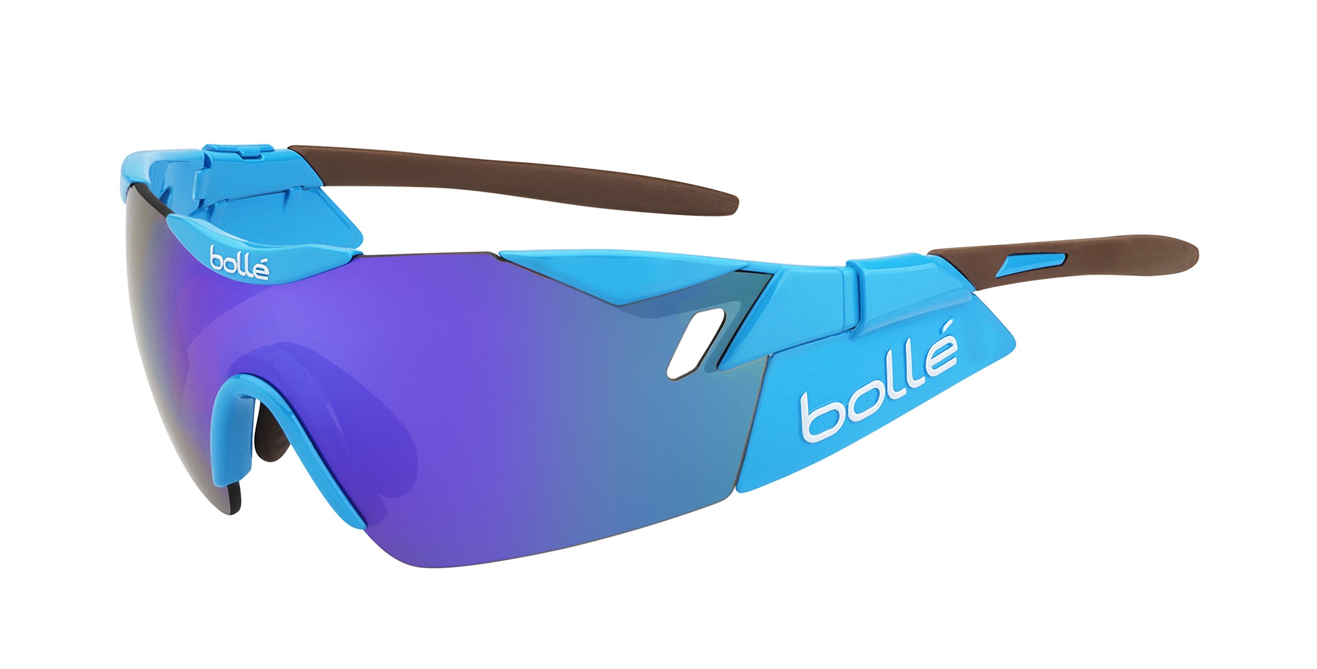 Amazon | Bollé 6th Sense AG2R Lunettes de soleil Homme Shiny Blue 