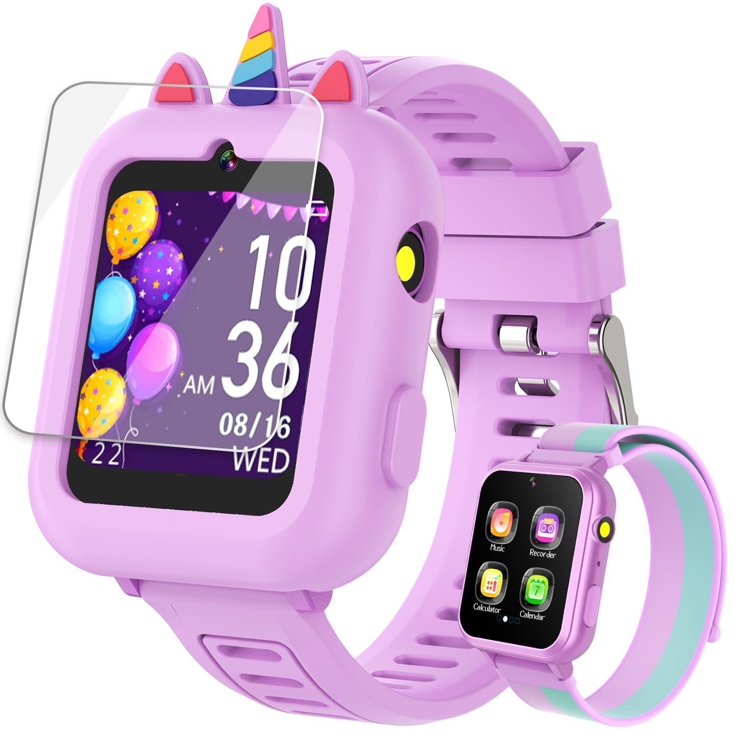 Smart Watch for Kids with 39 Games Camera Video Music Player Recorder Alarm Pedometer Flashlight Stopwatch HD Touch