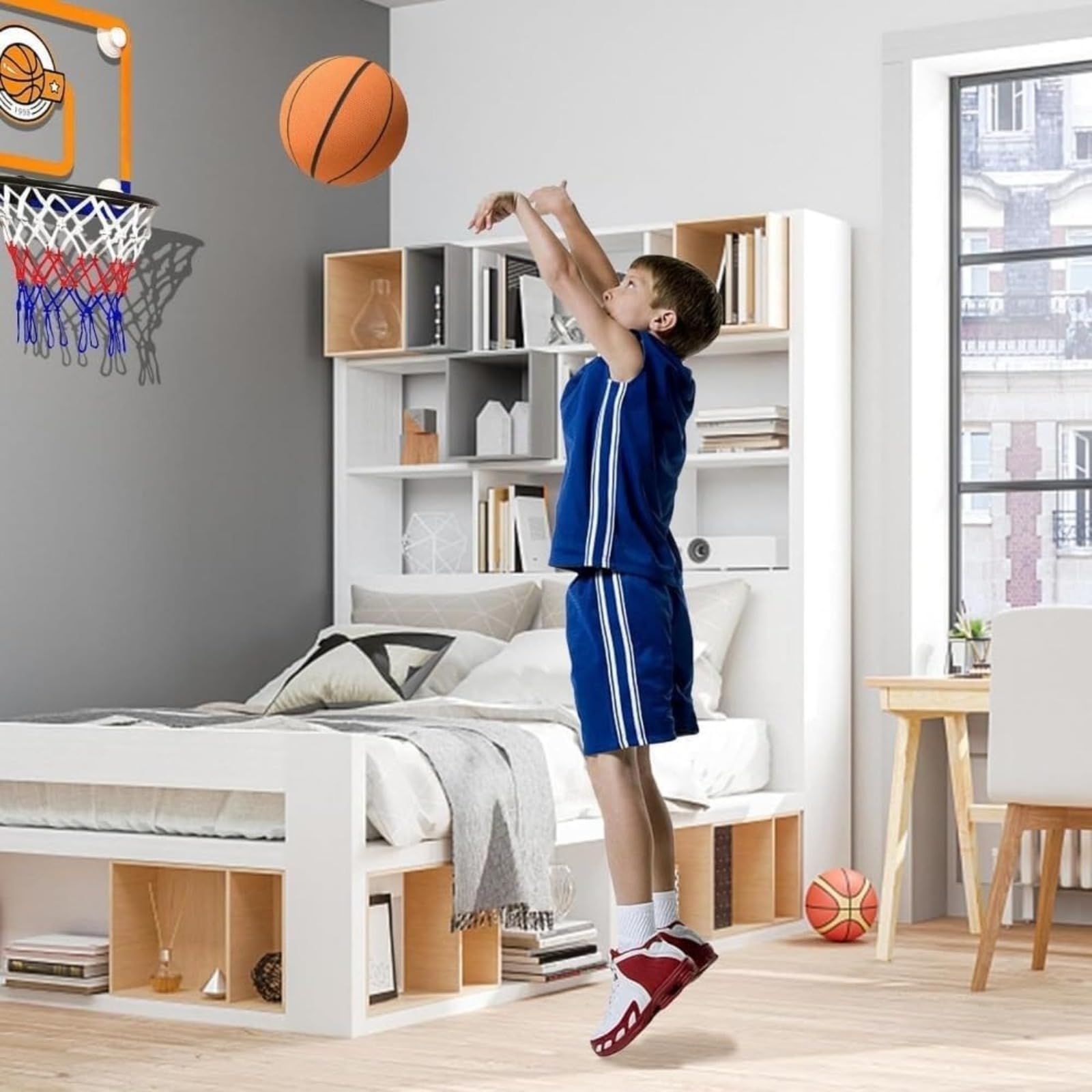 Pallacanestro silenziosa al coperto, 2025 Nuovo basket silenzioso Dribbling al coperto, Nessun rumore Palla silenziosa Palla da basket in schiuma Palla da allenamento indoor per varie attività indoor