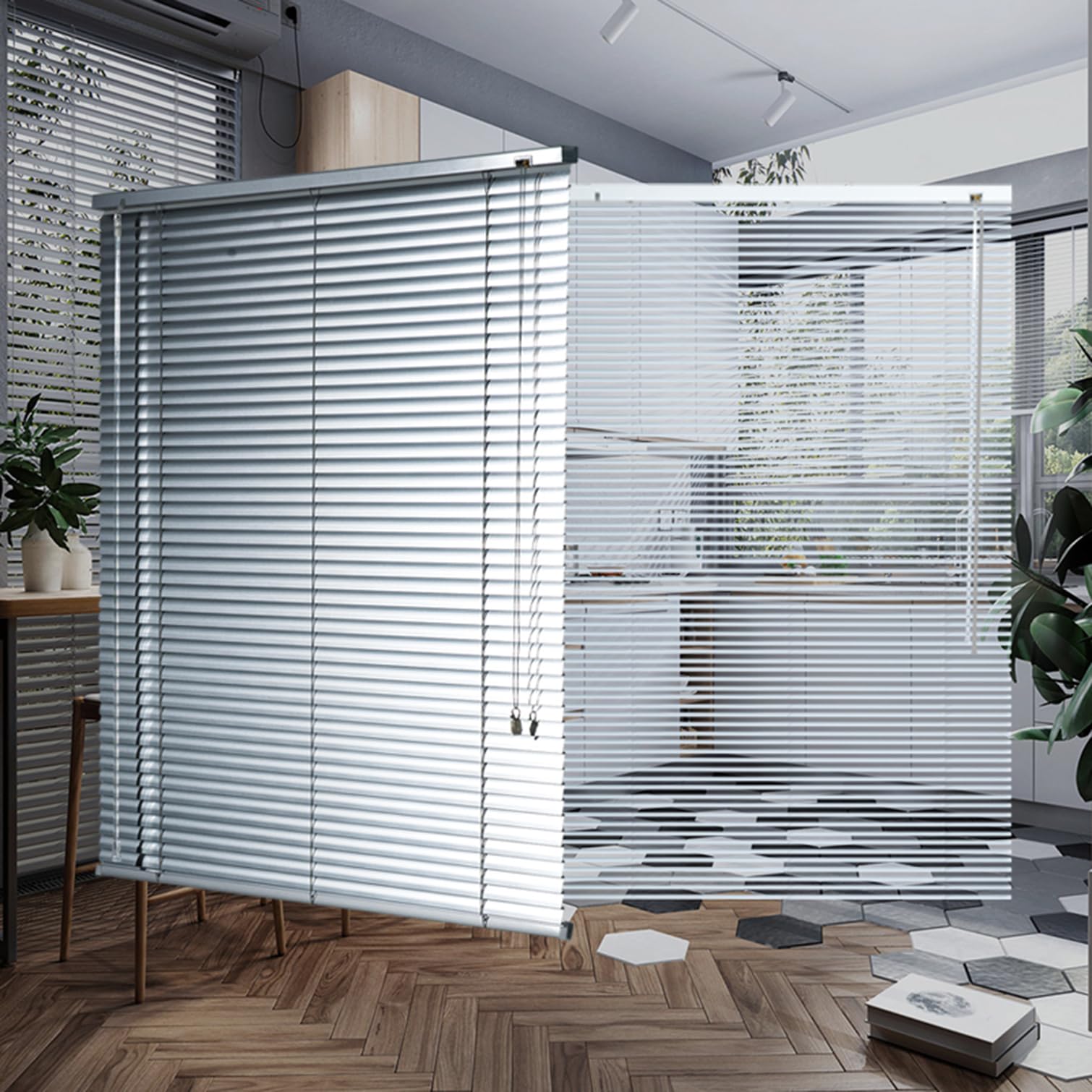 Tenda Veneziana In Alluminio 25mm - Personalizzabile Per Finestre 120x120cm - Foto 4