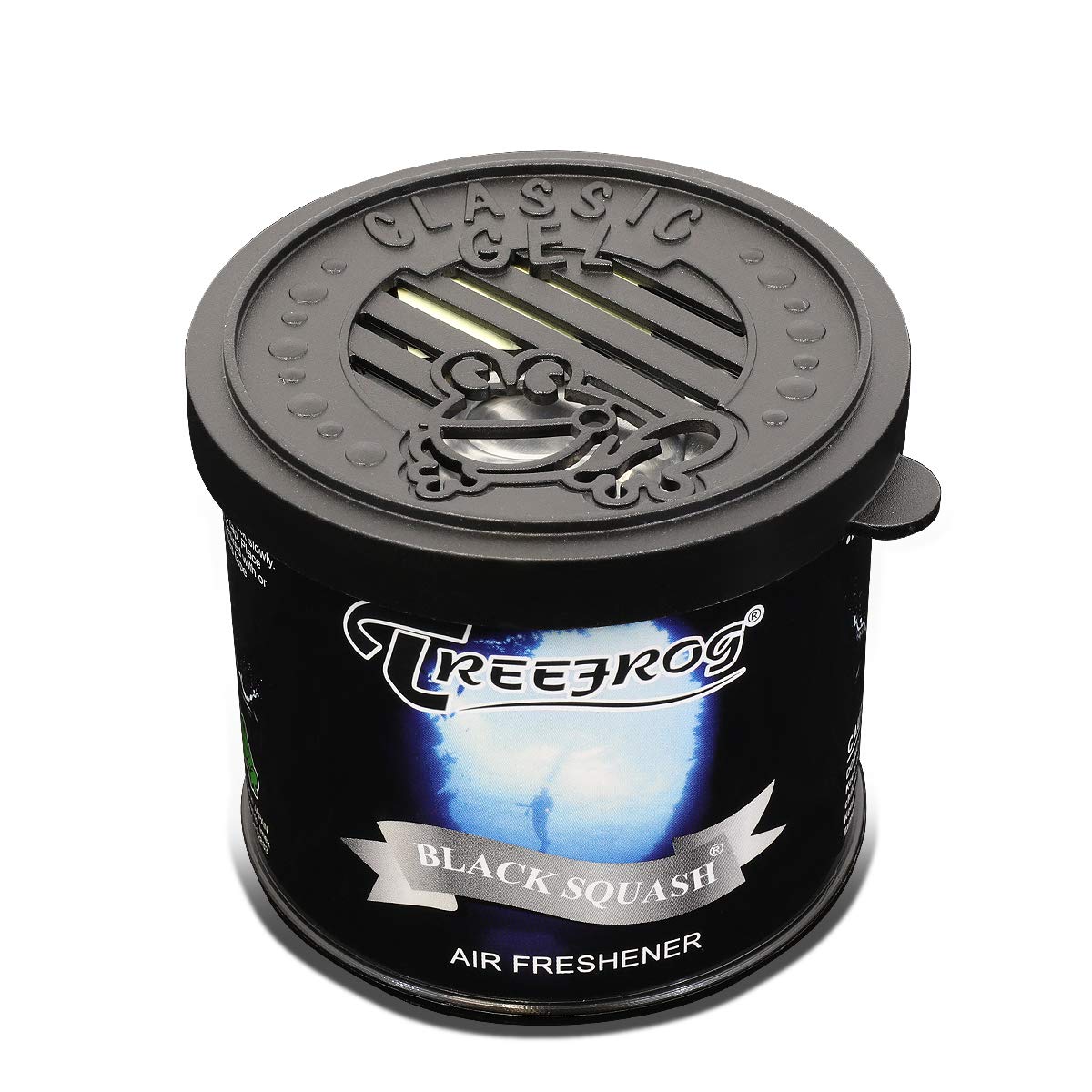 Auto Dynasty Tree Frog Black Squash 80g/2.8oz Natural Gel Car/Office/Home Can Air Freshener JDM