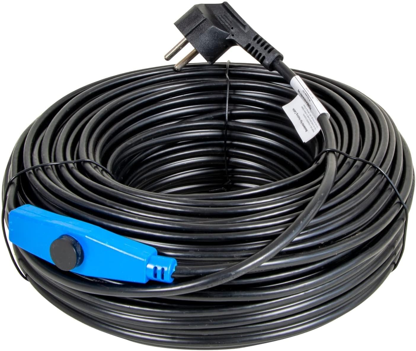 Câble chauffant antigel 36 m 230 V avec thermostat pour conduite d'eau et gouttière