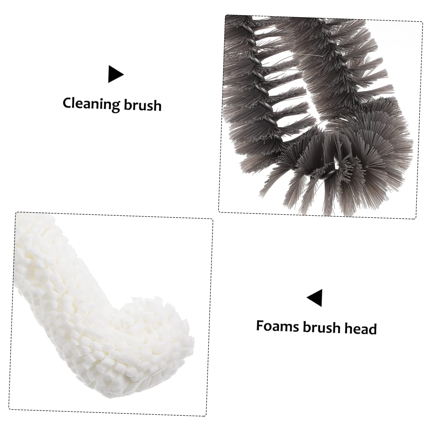 KOMBIUDA 2 Sets Cup Brush Household Cleaner Water Bottles for Multifunctional Cleaning Brush for Bottles Water Bottle Water Bottle Scrubber Bottle Brush Blue Pp