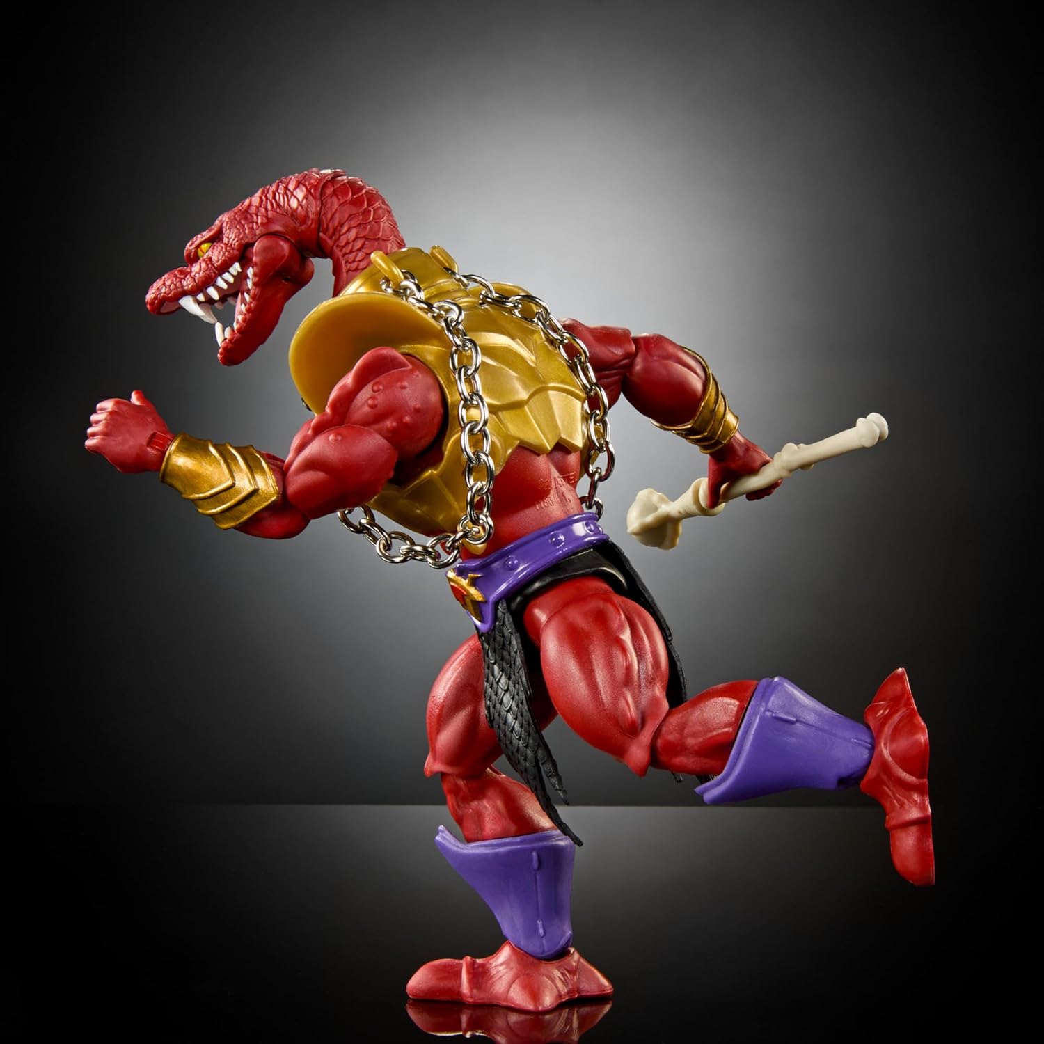 Masters of The Universe Origins Action Figure Vypor Collectible, 5.5 Inch Motu Villain Snake Men Toy with 16 Posable Joints & Accessories